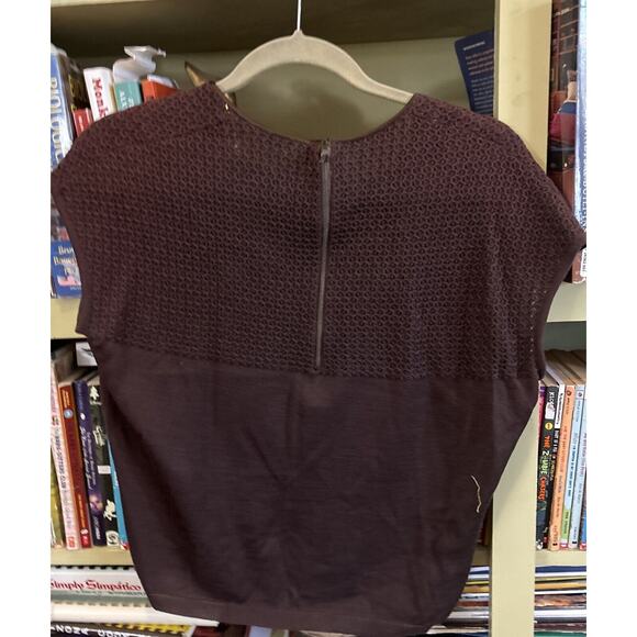 Galerie Pink Skirt Suit Size 100% Wool Italy Shell Jacket 3 Piece Brown Vintage - Picture 8 of 13